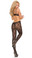 Elegant Moments Bow Tie Lace Bodystocking with Lace Up Front