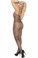 Elegant Moments Seamless Lycra Crochet Bodystocking with Open Crotch - Queen Size