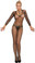 Elegant Moments V Cut Fishnet Bodystocking - One Size