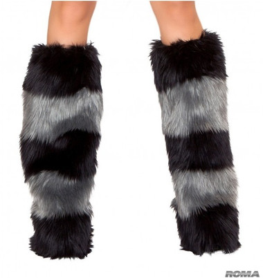 Roma Costume Striped Leg Warmer