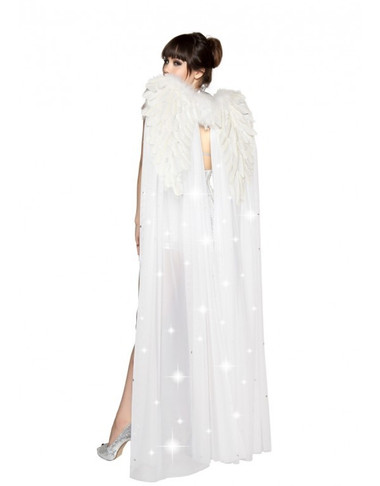 Roma Costume Full Length Double Layer Wings with Rhinestones