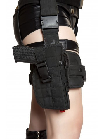 Roma Costume Gun Leg Holster with Belt
