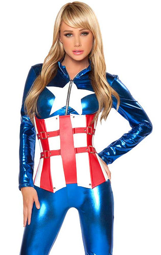 Roma Costume Sexy American Hero