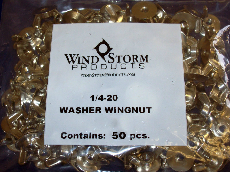 Washered Wingnuts 50 Pack