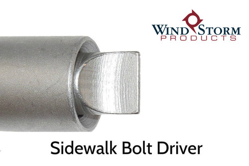 Sidewalk Bolt Driver - Slotted