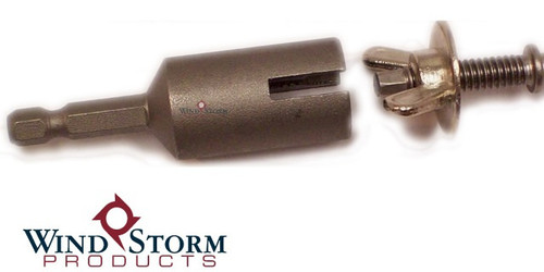 Hurricane Shutter Wing Nuts, Hurricane Shutters Wing Nut Driver And
