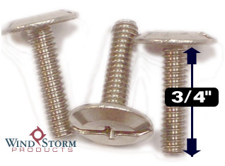 1/4-20 x 3/4" Combo Sidewalk Bolts - Contractor Pack [100 per pack]