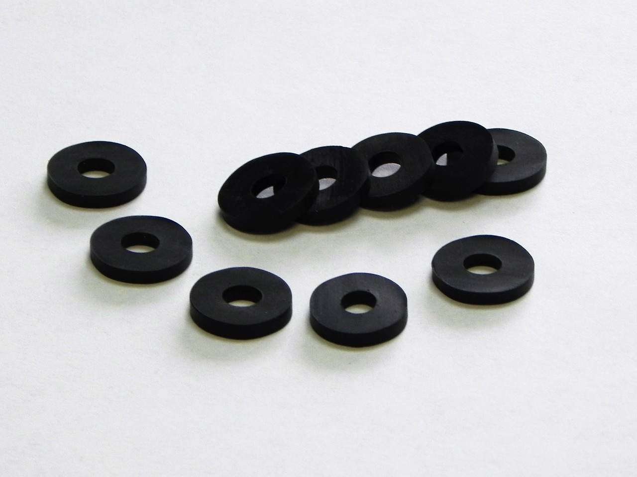 QTY 250) 1/4 x 5/8 OD Zinc Plated Washer EPDM Neoprene Rubber Backed (Roofing
