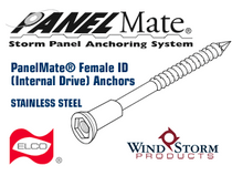 1/4 x 4-1/2" ELCO brand Female PanelMate Anchors in 18-8 Stainless Steel