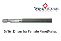 5/16" Hex Drive Tool Required for Female PanelMate Installation