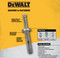 DeWALT 1/4" x 2" Zamac Nailin® is a tamper-proof nail drive anchor 