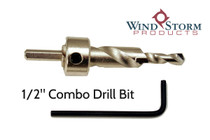 1/2" Combo masonry Bit for use with Lead Anchors