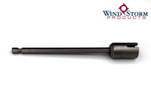 Power Wingnut Driver - Extended Length for Installing and Removing Wingnuts