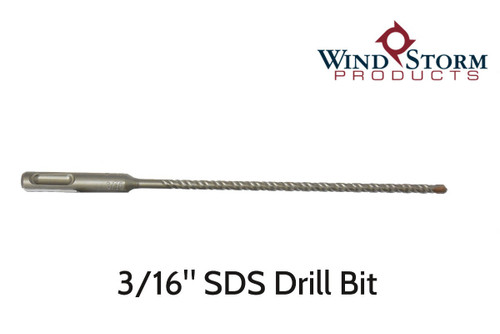 3/16" SDS Drill Bit for 1/4" Tapcons