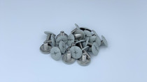 1/4-20 x 1/2" Windstorm Light Gray Painted Head Combo Sidewalk Bolts - Contractor Pack [100 per pack]