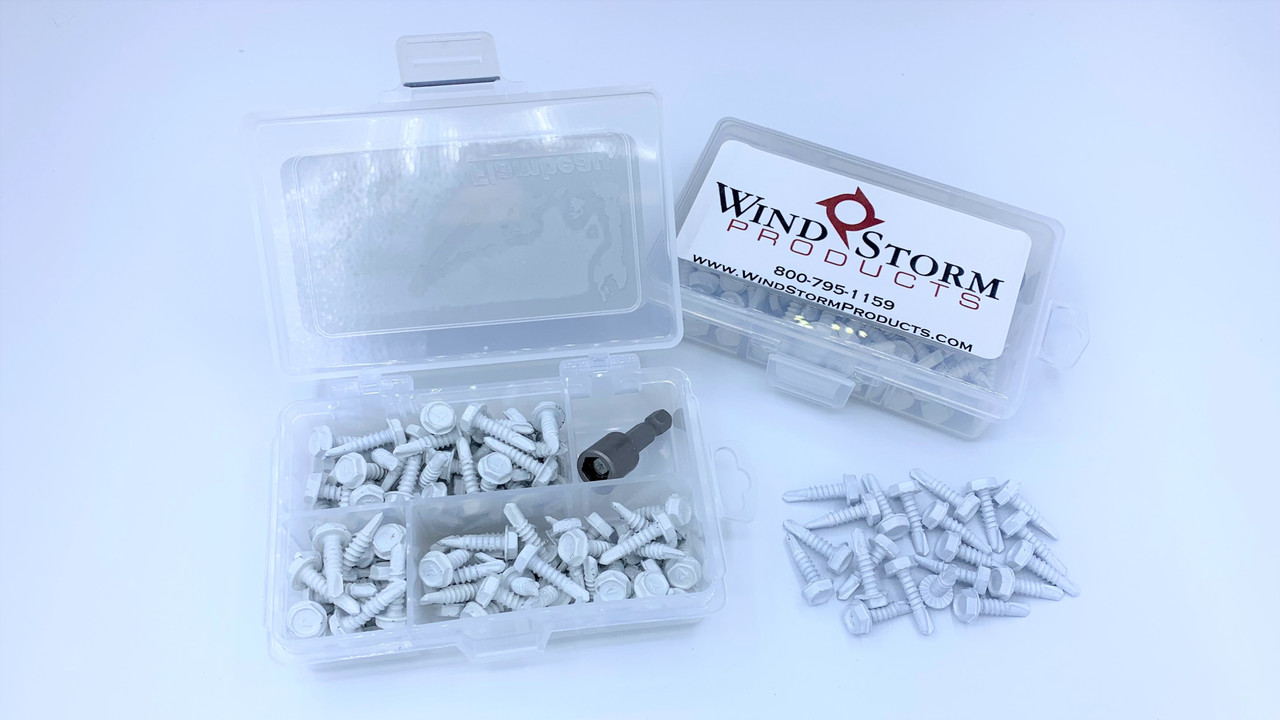 Bronze 5 Colors to Choose from 10 X 3//4 Hex Tek Screws Ceramic Painted Pack of 1000