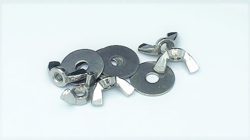 1/4-20 Washers and Wingnuts Stainless Steel