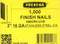 2" x 16 gauge Straight Finishing Nails | 316 Stainless | (1,000-pack)