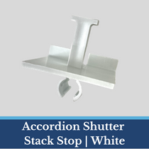 Universal Stack Stops for Accordions | White