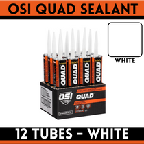 OSI Quad Window, Door and Siding Sealant White (12 Pack)
