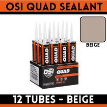 OSI Quad Window, Door and Siding Sealant Beige (12 Pack)