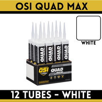 OSI Quad MAX Window, Door and Siding Sealant White (12 Pack)