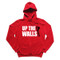Up The Walls Womens Red Hoodie