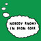Nobody Knows I'm From Cork Womens Hoodie