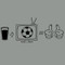 Pints + Soccer = Happiness Mens T Shirt