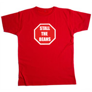Stall the Beans Mens Red T Shirt