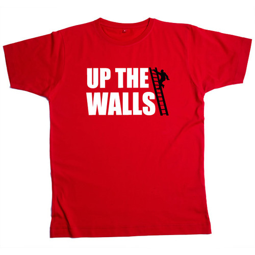 Up The Walls Mens Red T Shirt