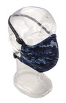 Premium GEN 2 Face Mask  - Reusable 2-Ply Fabric - Digital Navy Blue Camo