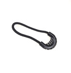 PVC Zipper Pulls - Black (10pcs)