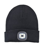 Wool Toque with IPX6 LED Headlamp