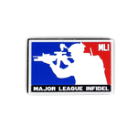 PVC Morale Patch - MLI - Major League Infidel (2"x3")