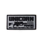 PVC Morale Patch - Unicorn Powers (1.5"x3")