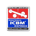 PVC Morale Patch -  ICBM Express (2.5"x3")