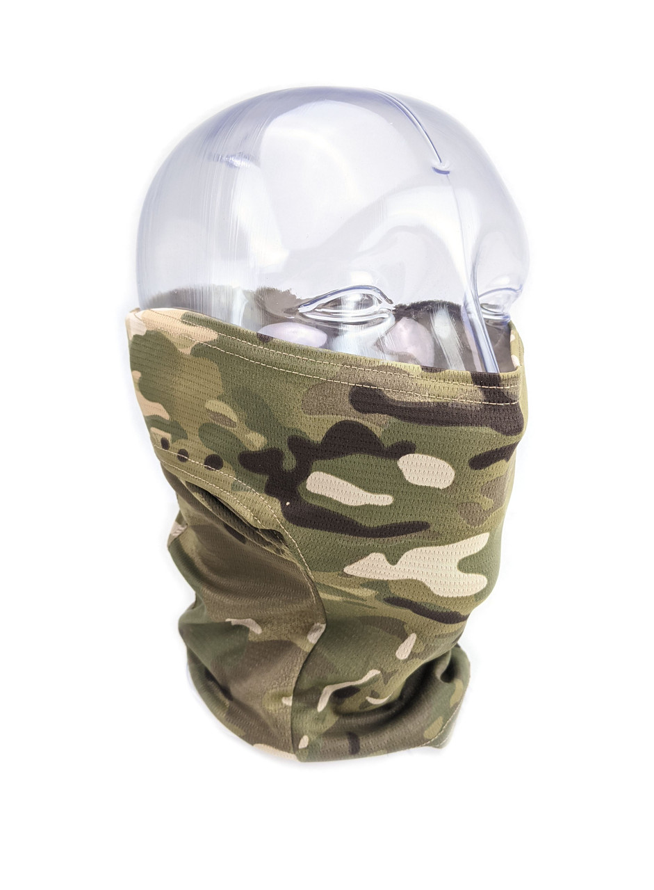 Premium Balaclava - 1ply Fabric Face Mask - MossyOak Winter Camo