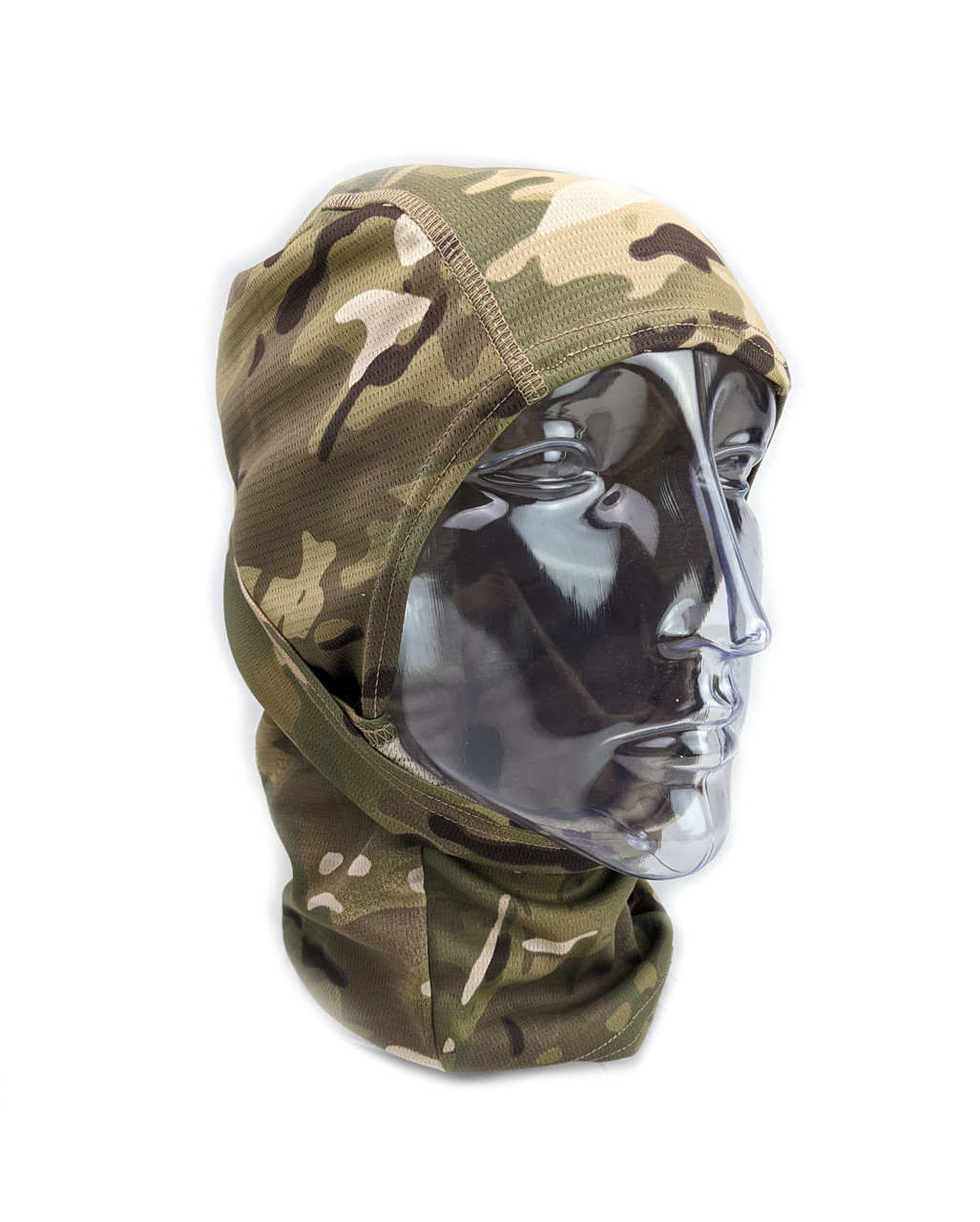 Premium Balaclava - 1ply Fabric Face Mask - MossyOak Winter Camo