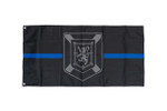 Provincial  Flag - 24" x 48" - Thin Blue Line - Nova Scotia