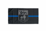 Provincial  Flag - 24" x 48" - Thin Blue Line - Prince Edward Island