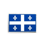 PVC Morale Patch - Provincial Flag- 2"x3"  Quebec - Blue & White