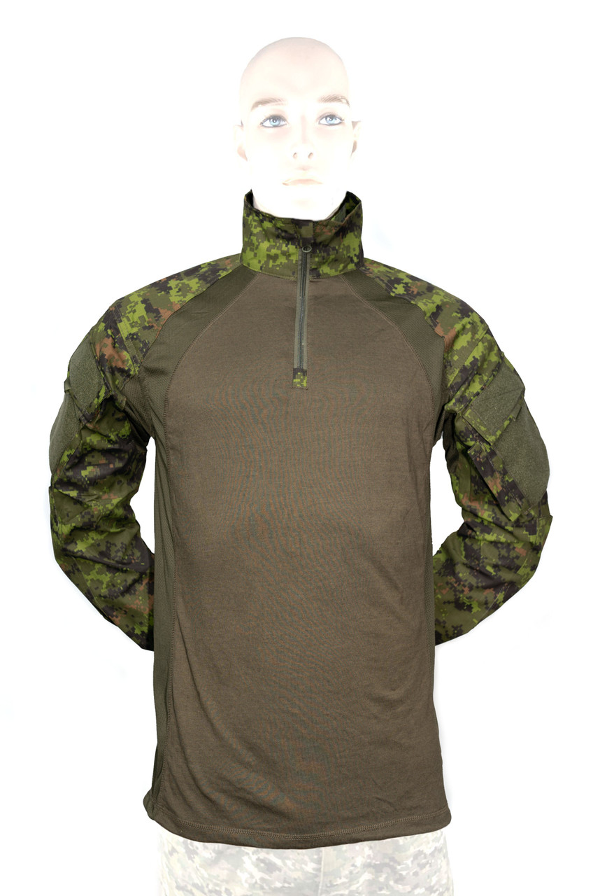OTW Combat Shirt - Digital Forest Camouflage - OD Green Core