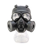 PROPS Rental - M40 Series Gas Mask - Single or Dual Canisters - Black