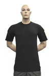 TIC  Crew Neck Tactical T-Shirt - Cotton/Polyester Blend - Black