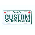 Custom Vanity Plate (12" × 6")
