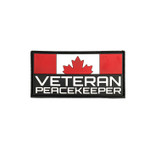 PVC Morale Patch - Canadian Veteran Peacekeeper  - 2"x4" Colour