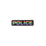 Morale Patch - POLICE 1" x 4"  - Pride