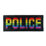 Morale Patch - Embroidered POLICE 4" x 10" POLICE - Pride