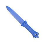 Blue Training Knife - 13" Long - Dagger 